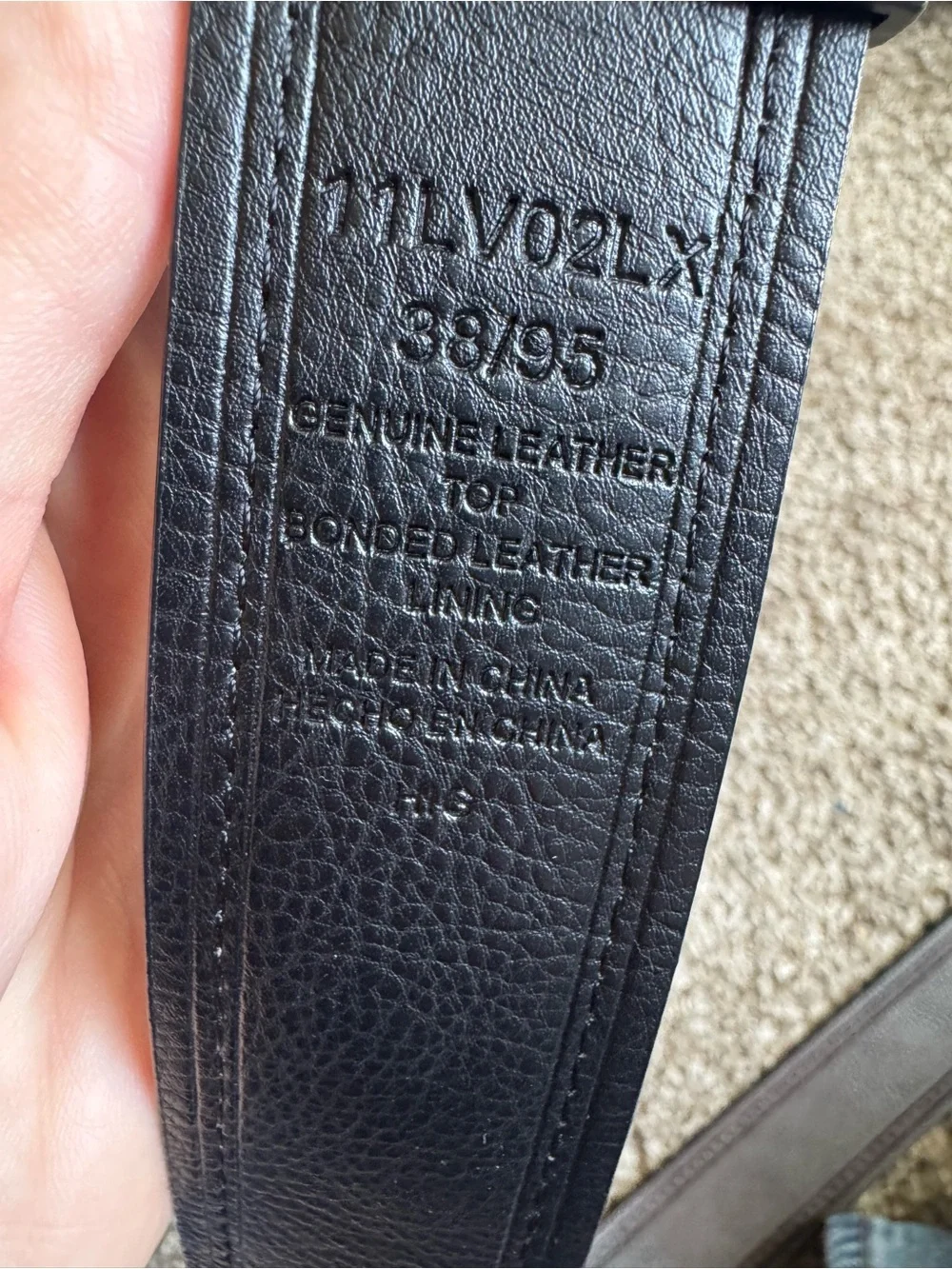 Levi Strauss Reversible Leather Belt Black/Brown